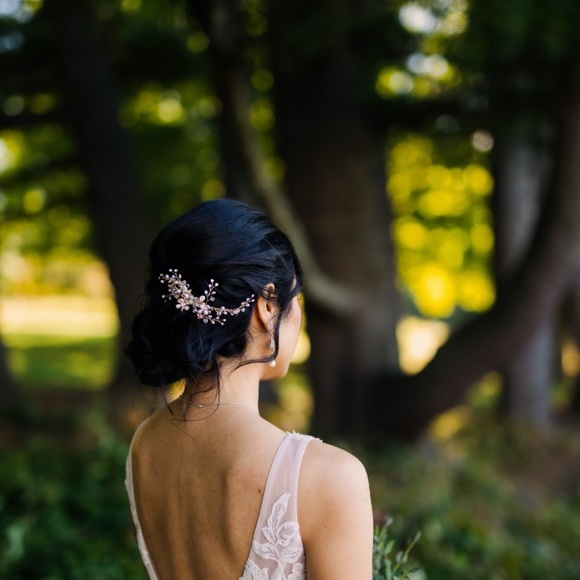 Dareth Colburn bridal hair comb - Angela - Picture 8 of 8